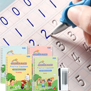 Educational Writing Set for Beginners with Notebooks Pen Refills and Stickers