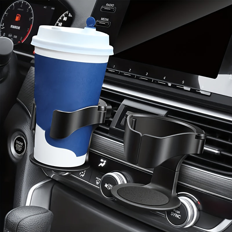 Adjustable PVC Car Cup Holder for Water Bottles and Cans with 1kg Capacity