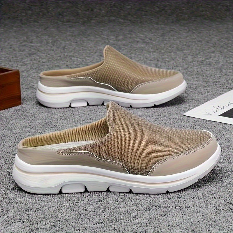 Men's Slip-On Sports Sandals Breathable Mesh Casual Indoor Outdoor Shoes