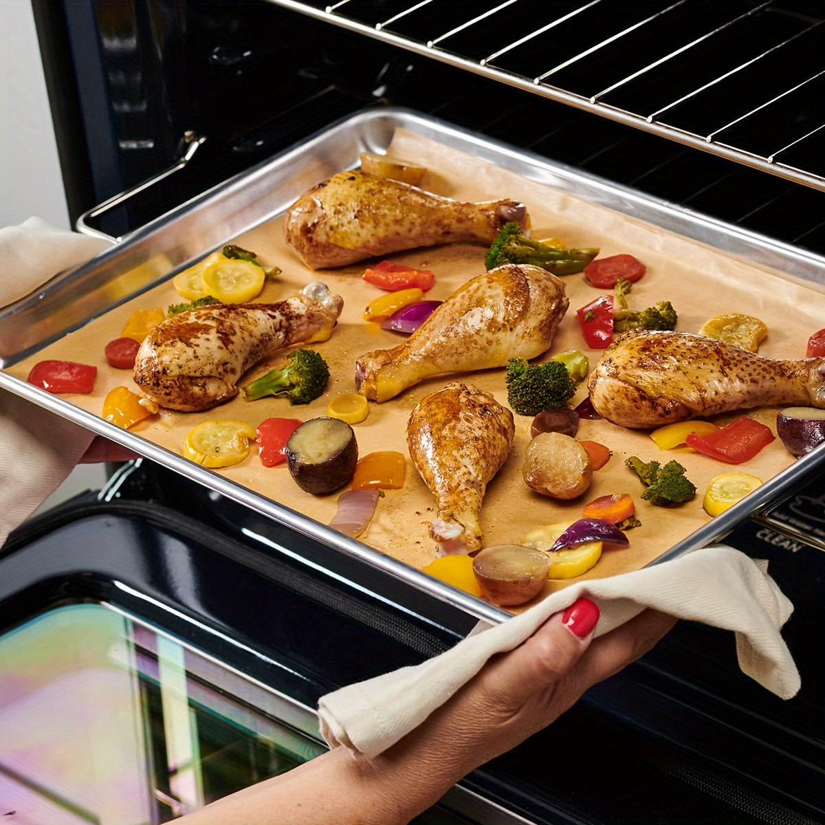 200 Sheets Parchment Paper Baking Sheets Non-Stick Oven-Safe 40.64x60.96 cm