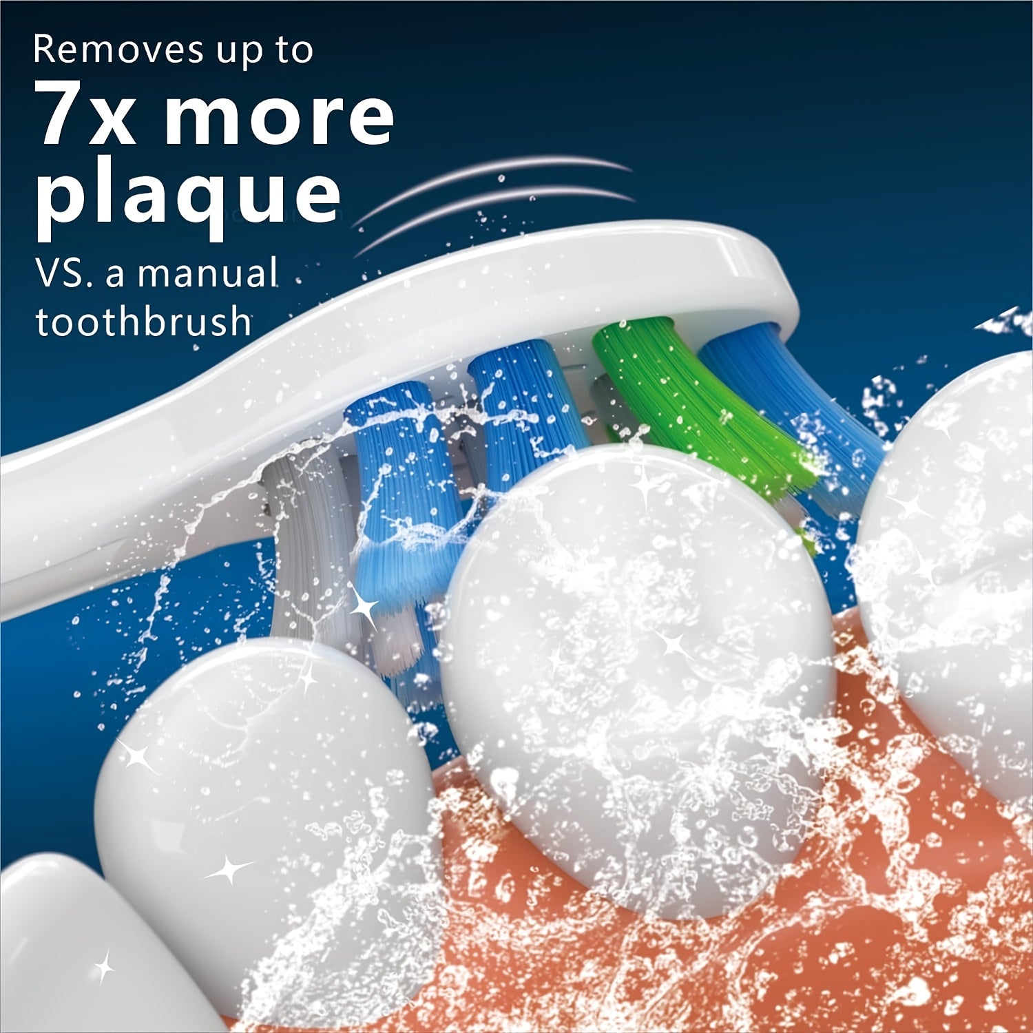 Soft Bristle Replacement Toothbrush Heads 8/12/16pcs for Gum Care