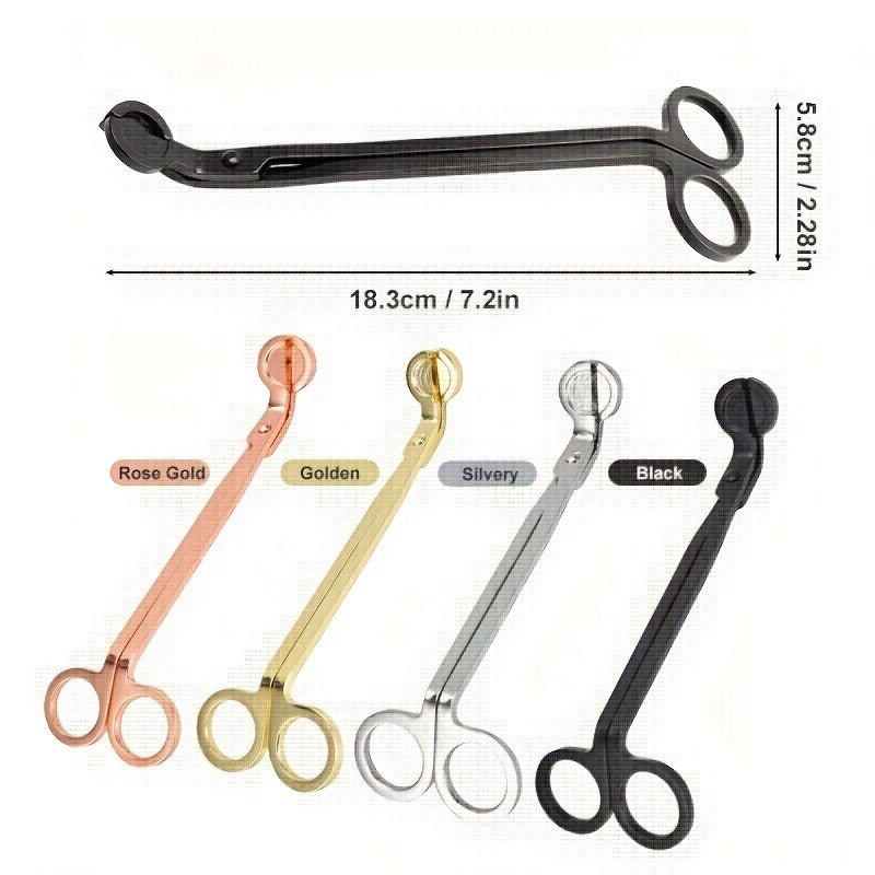 Candle Tools Set with Scissors, Trimmer, Snuffer for Candle Making