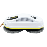 Remote-controlled Smart Window Cleaning Robot uses Dual Power (Rechargeable Lithium Battery), operates quietly at 65dB, and is suitable for homes with 220-240V power supply.