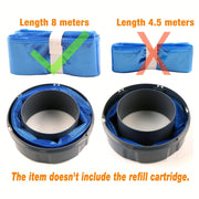 High Capacity Diaper Pail Refill Pack with 8 Meters Compatible with Cartridges for Sangene Tec Twist and Click 3/6/9 Refills