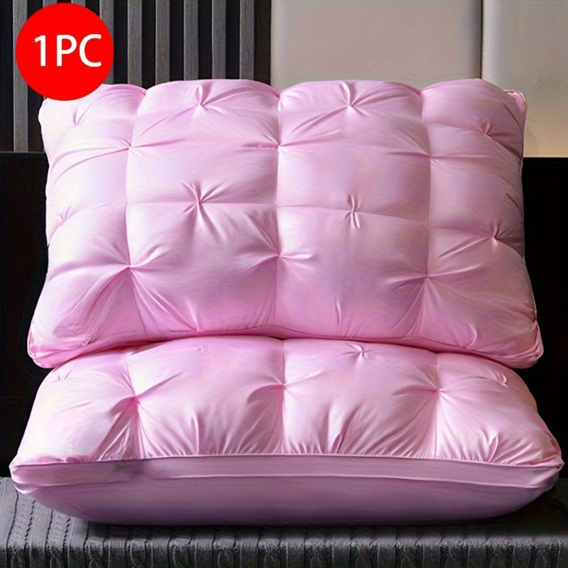 Neck Support Pillow Hypoallergenic Soft Polyester Fiber White for Deep Comfort