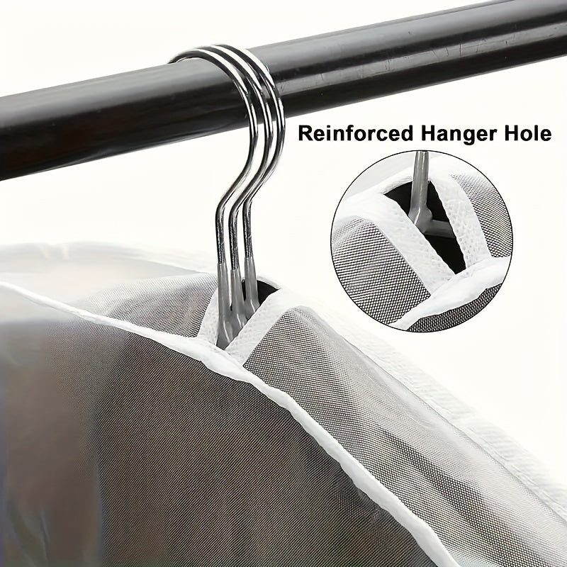 Juego de 3/6 fundas de plástico para prendas de ropa para abrigos y chaquetas, protector contra el polvo, organizador de armario