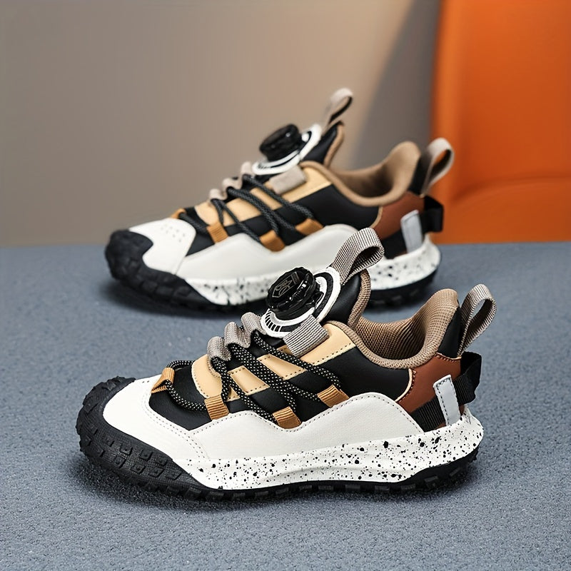 Детские повседневные спортивные кроссовки для мальчиков и девочек, осень-зима, низкий топ, подошва из ТПР