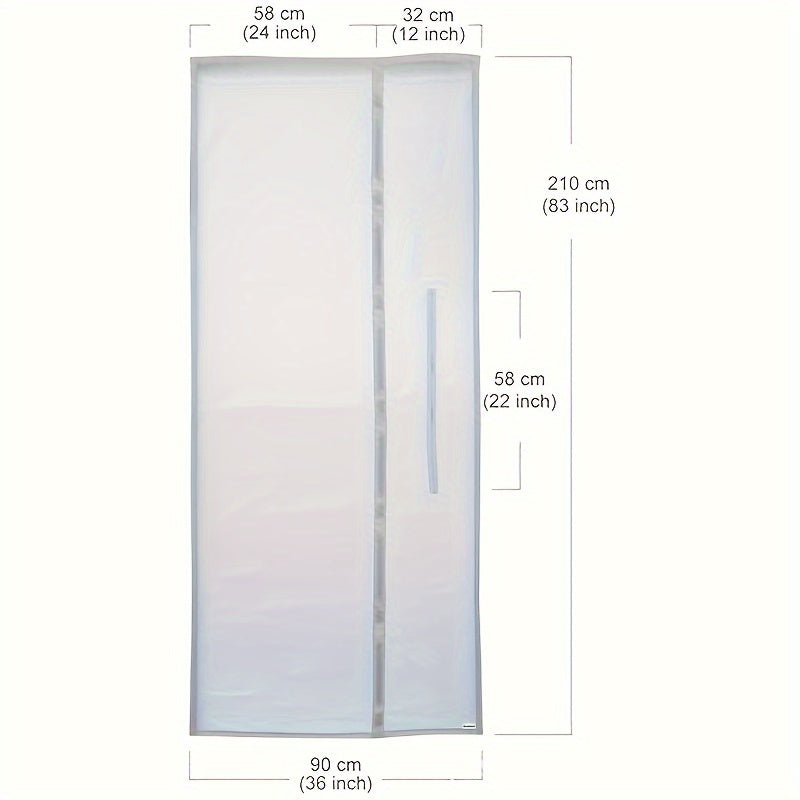 1 кусок прочной нейлоновой уплотнительной ткани для кондиционера воздуха — не требует электропитания, идеально подходит для раздвижных дверей и окон