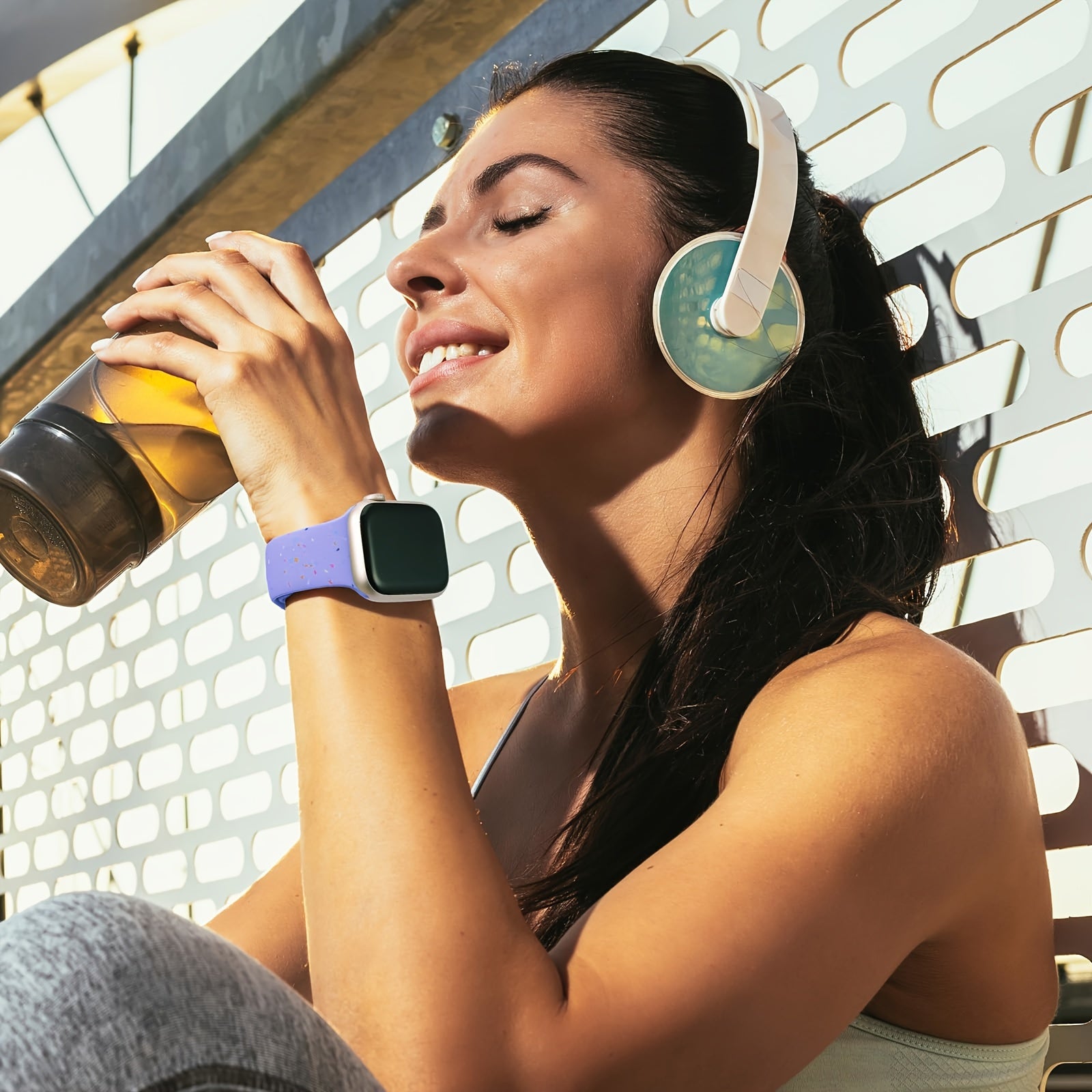 Silicone Smartwatch Bands for Men and Women Compatible with iWatch Series 1-10 38mm 40mm 41mm 42mm 44mm 45mm 46mm 49mm