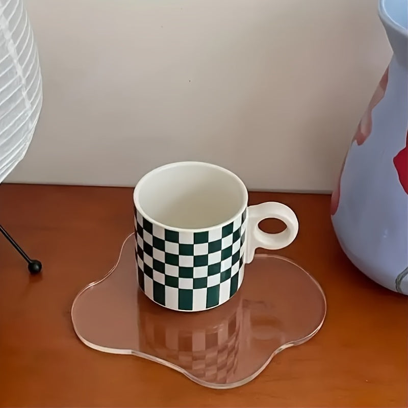 Acrylic Cloud-Shaped Coaster Jewelry Display and Cup Mat for Holidays