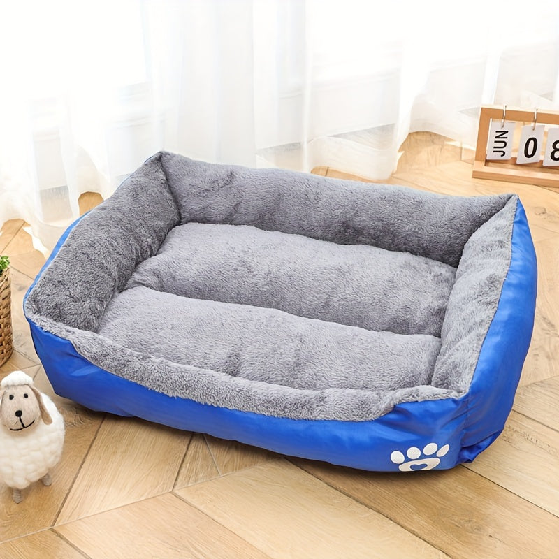 Dog Bed Soft Mat in Multiple Sizes Non-Slip Washable Polyester Fiber Rectangle for All Breeds