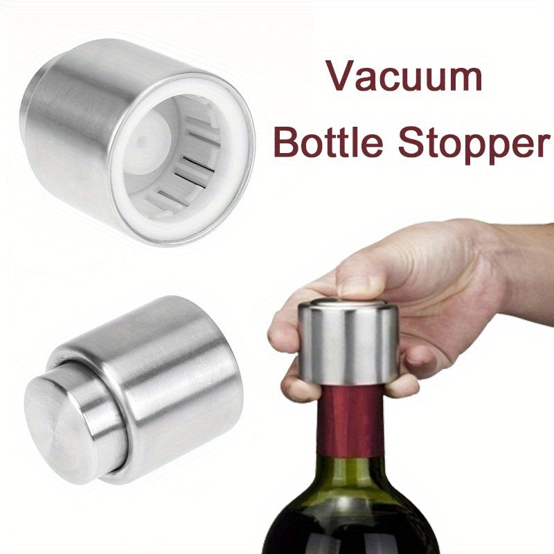Stainless Steel Champagne and Beverage Stopper for Home and Restaurant