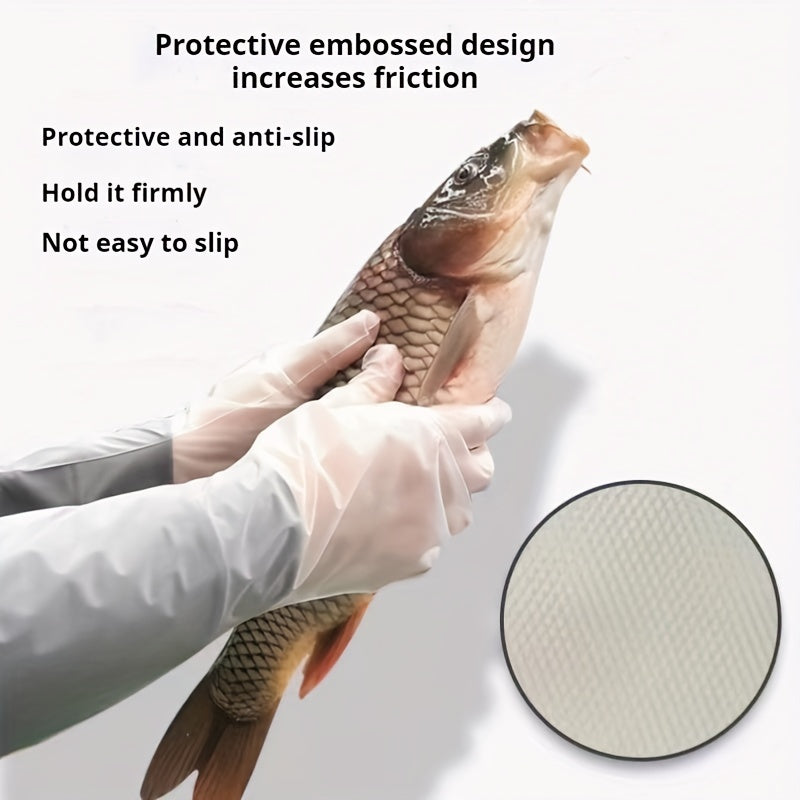 Oshxona Tozalash Qo'lqoplari 20-Dona - Mustahkam va Qulay, Qo'shimcha Uzun, Suv O'tkazmaydigan, Yog' O'tkazmaydigan, Ko'p Maqsadli Uy Qo'lqoplari Idish Yuvish, Tozalash, Bog'dorchilik Uchun - Spirtli Bo'lmagan Materiallardan Yasalgan