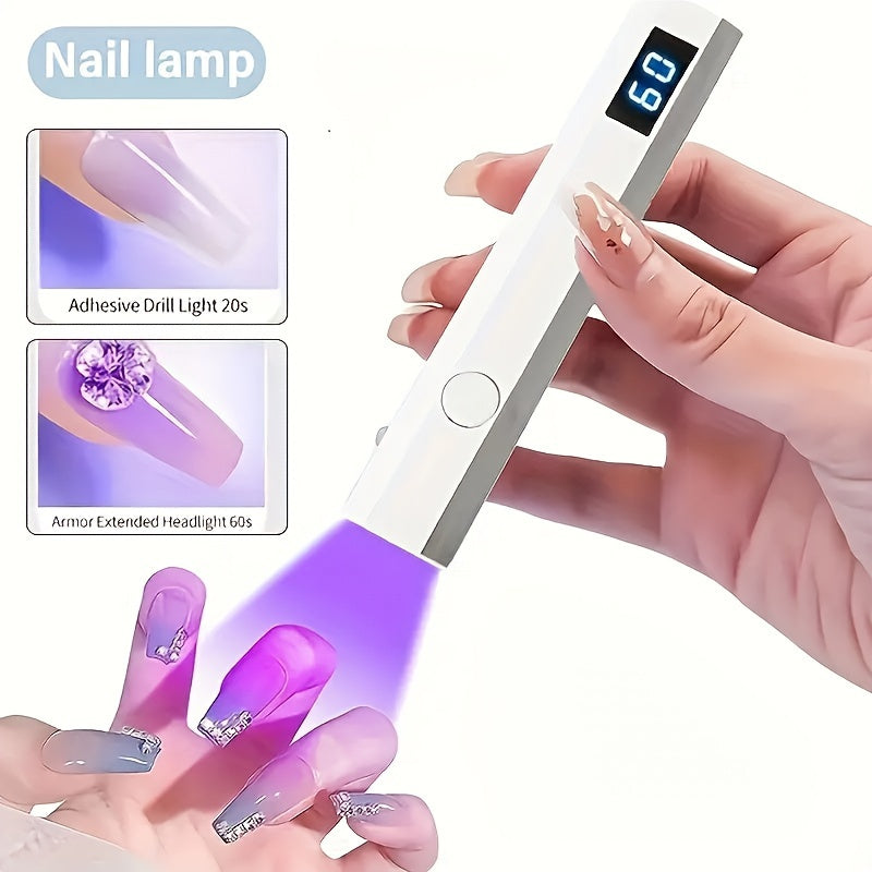 Mini USB LED Nail Dryer for Gel Polish Fast Curing Compact Portable Energy-Efficient