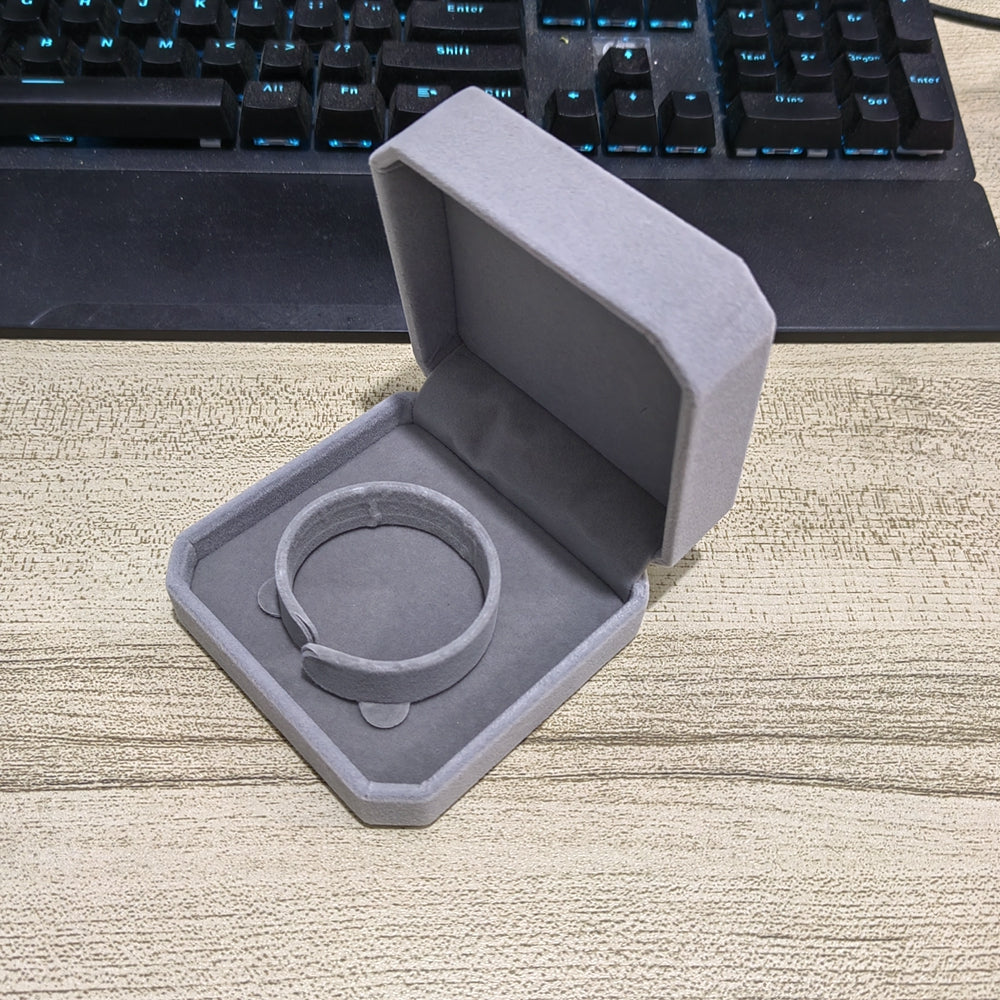 Бархатная восьмиугольная шкатулка для украшений для женщин и девочек