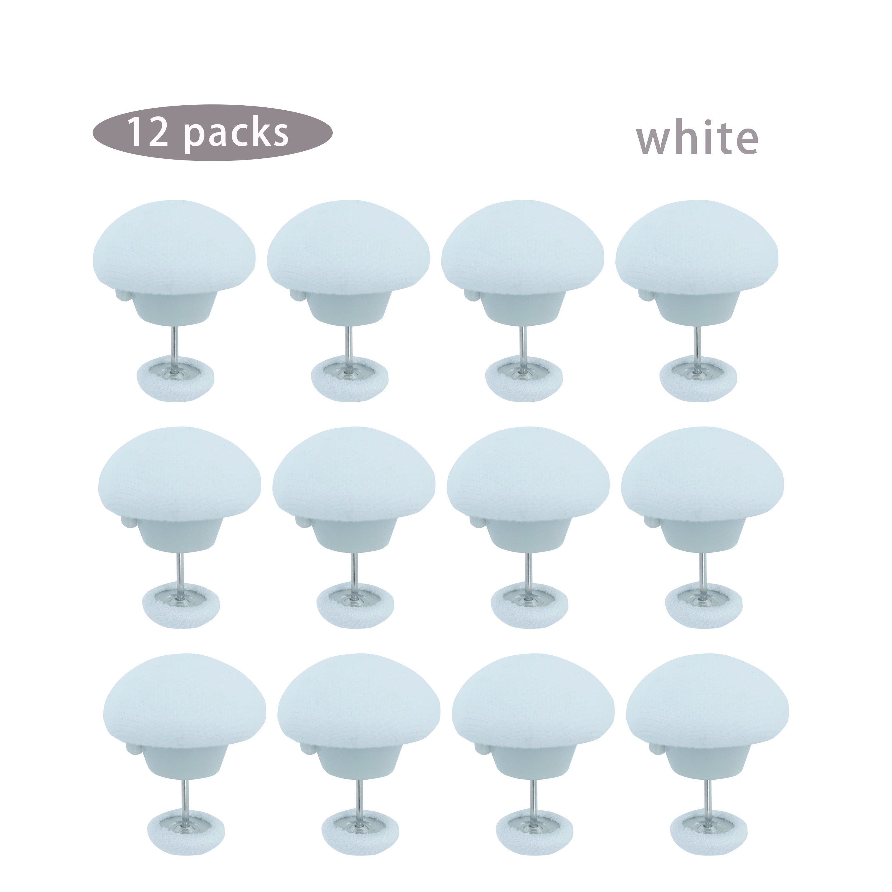 4/8/12 dona Koʻk Nonslip Yotoq toʻshak kliplar, qayta ishlatiladigan, ajraladigan xavfsizlik tutqichlari