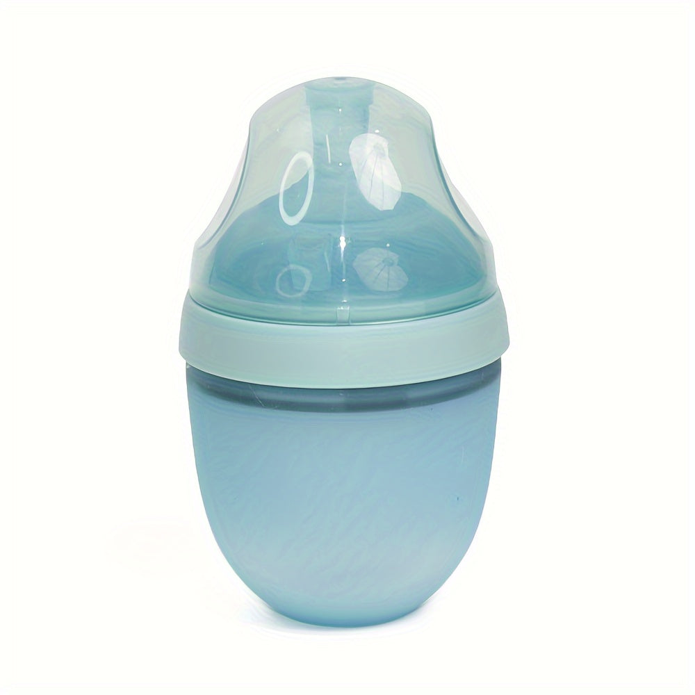 150ml Silicone Baby Feeding Bottle Wide Bore No Handle for Infants 0-36 Months