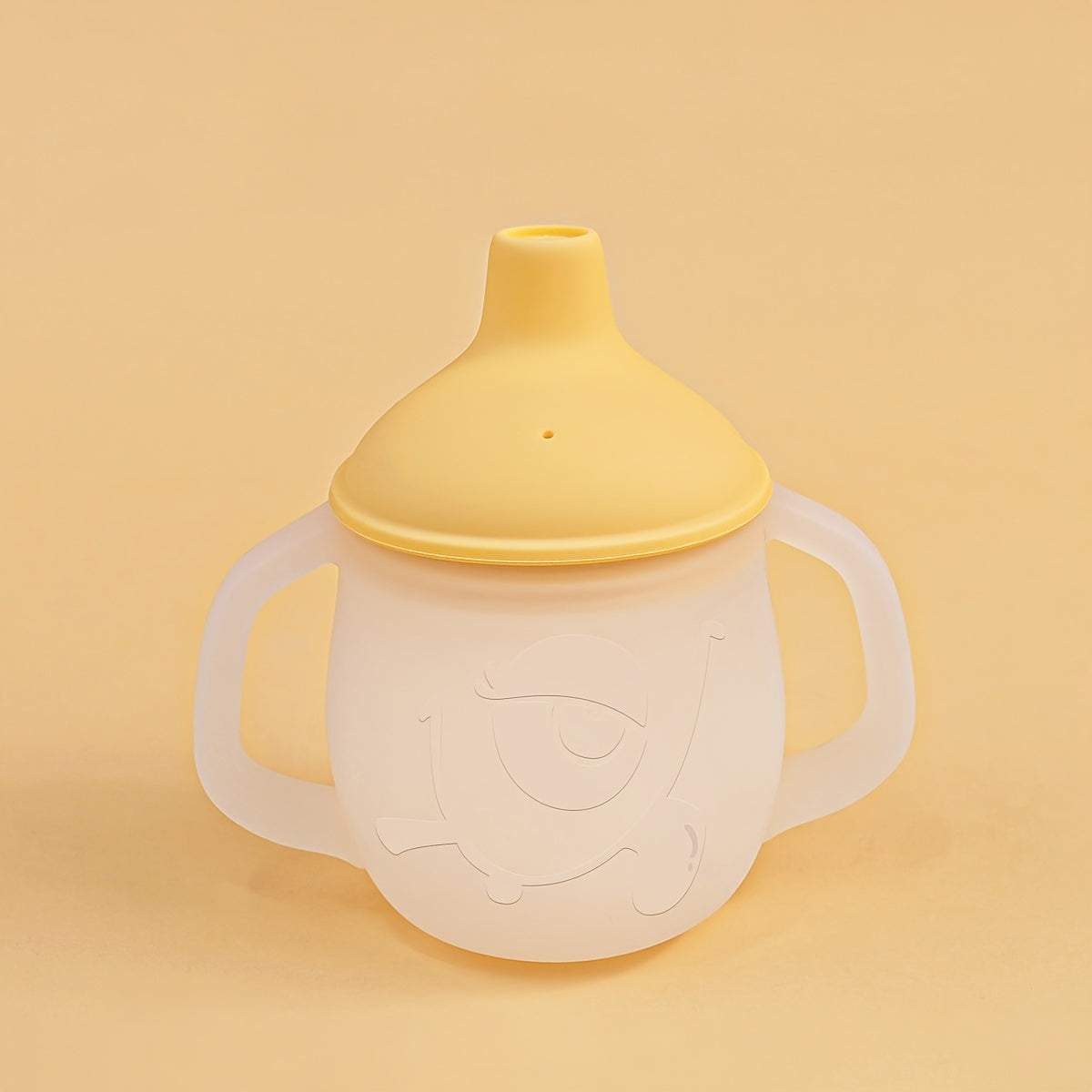 Kids Silicone Sippy Cup with Soft Spout and Easy-Grip Handles BPA-Free for Camping Milk Water