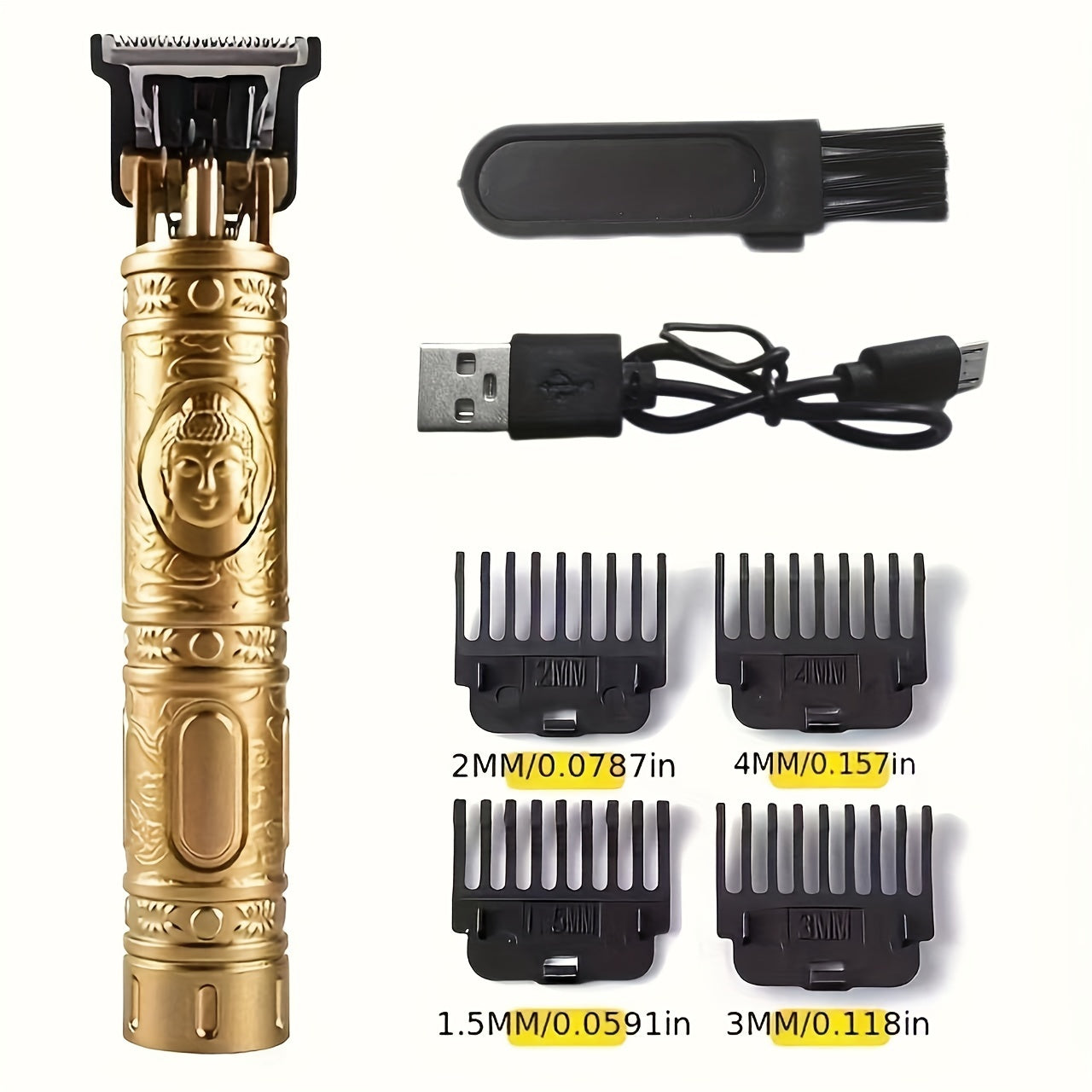 Men's Electric Shaver USB Rechargeable Hair Clipper with 36V Lithium Battery