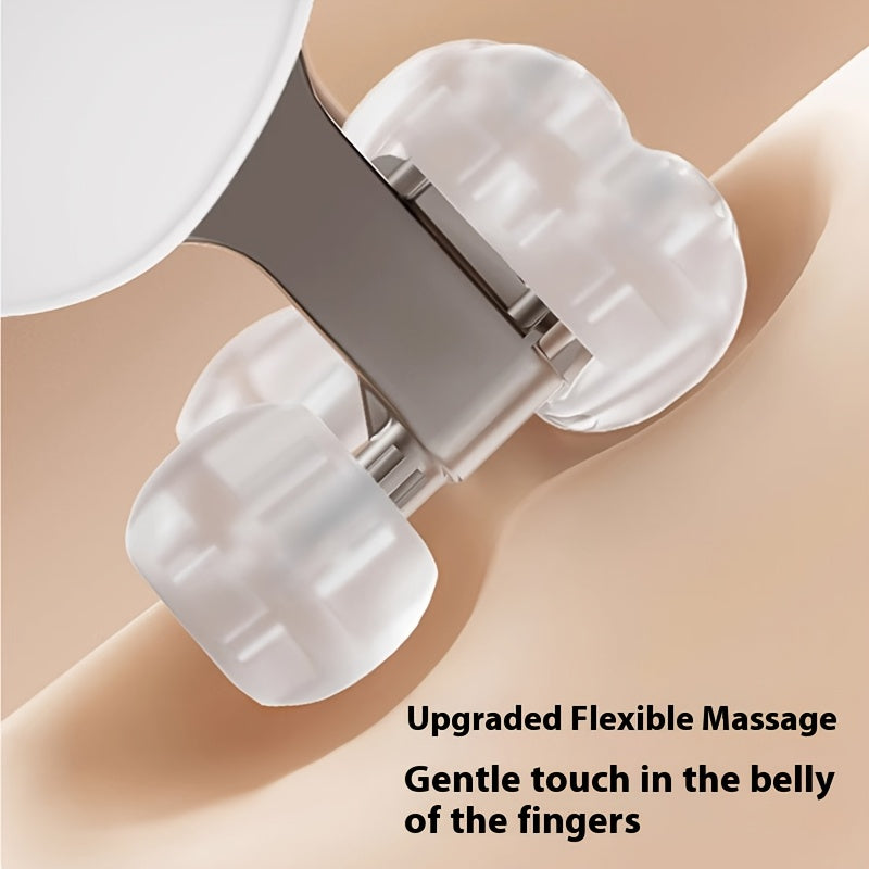 Wireless Neck and Shoulder Massager with 6-Claw Massage Head, Heating, Hands-Free Strap