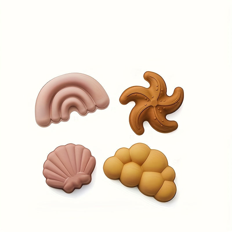 Hailian silikon qum o'yinchoq to'plami bolalar uchun - Avtomobil, samolyot, ekskavator va vertolyot plyaj o'yin modellari - Aralash ranglar, elektrsiz - Plyajda qiziqarli vaqt o'tkazish uchun mukammal!