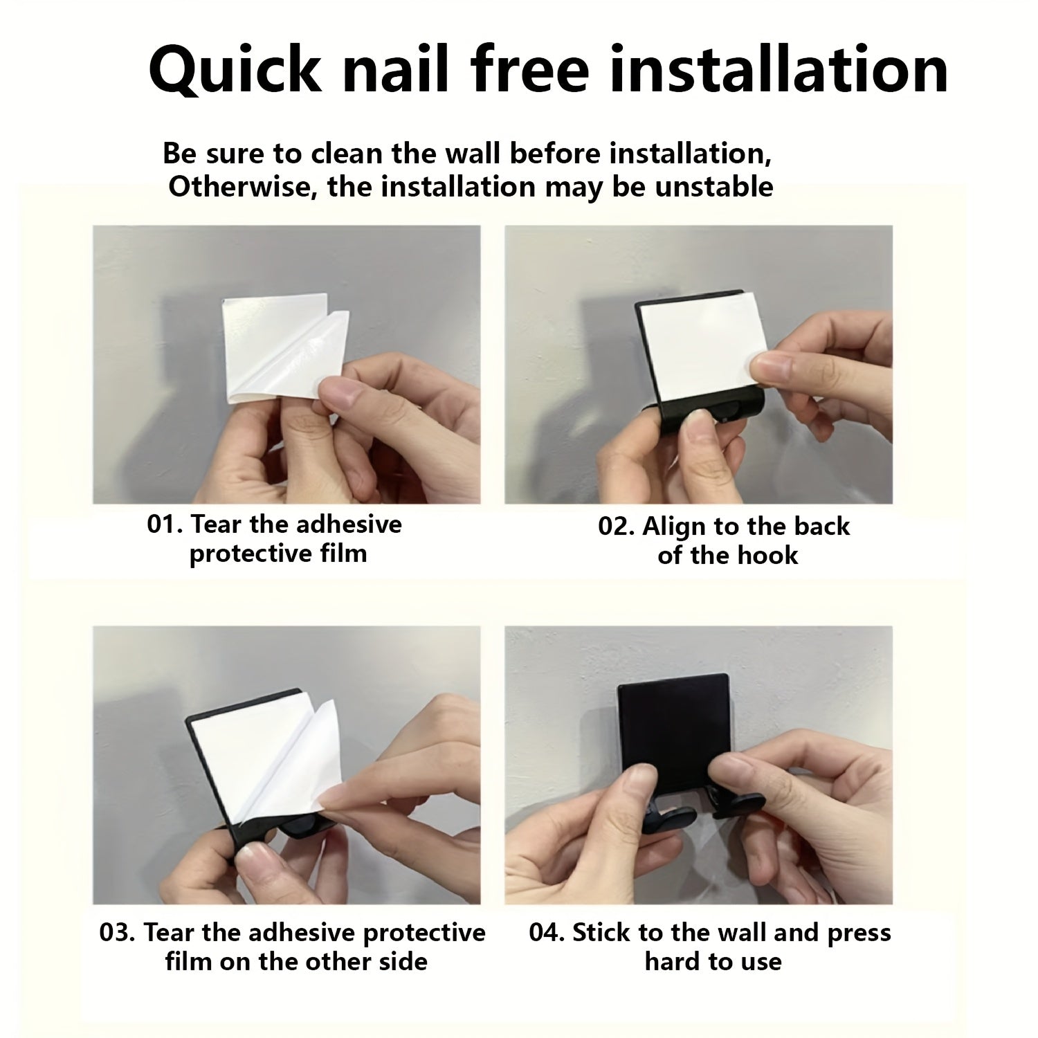 Wall Mounted Shaver Holder Rack Plastic Bathroom Storage for Men and Family