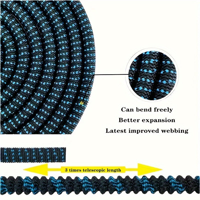 Расширяемый резиновый садовый шланг с насадкой для высокого давления для полива и мойки