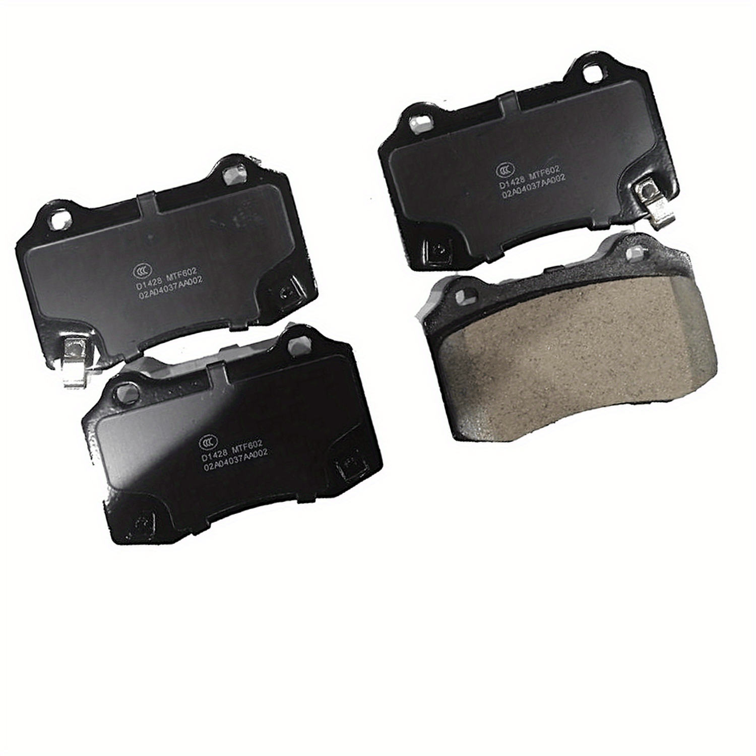 Набор из 4 задних тормозных колодок для автомобилей совместимых с различными моделями, прочные OEM