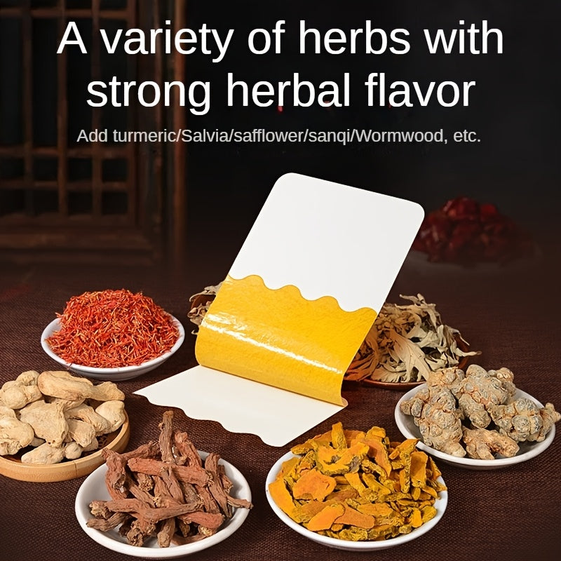 Turmeric Mugwort Moxibustion Patches for Shoulder Neck Knee Lumbar 6-8 Hours