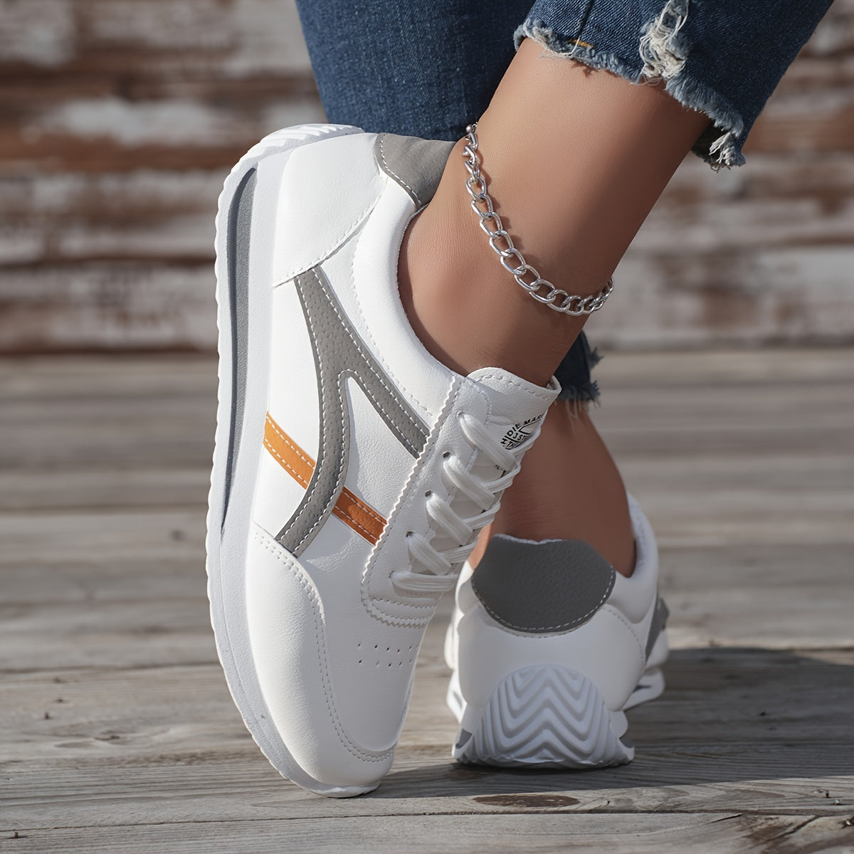 Women's Breathable Lightweight Casual Running Shoes with Rubber Sole