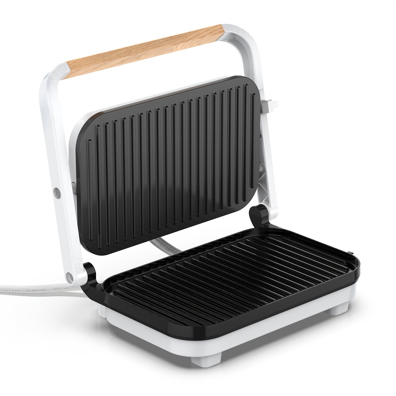 Electric Indoor Contact Grill Nonstick Grids Locking Lid 1100-1300W