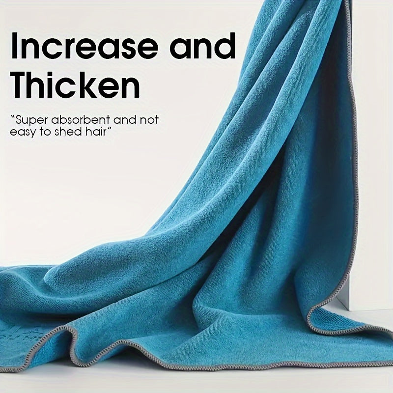 Toalla de lavado de coches de microfibra ultraabsorbente, sin marcas, para limpieza de cristales interiores