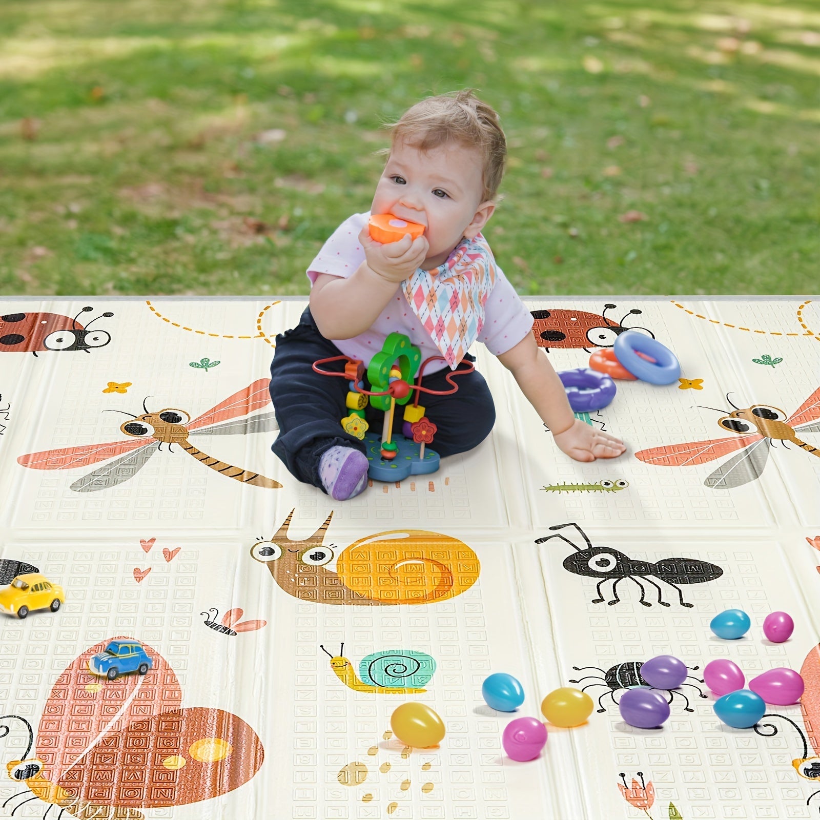 Kids' Waterproof Foam Play Mat for Kids Safety and Comfort Christmas Gift