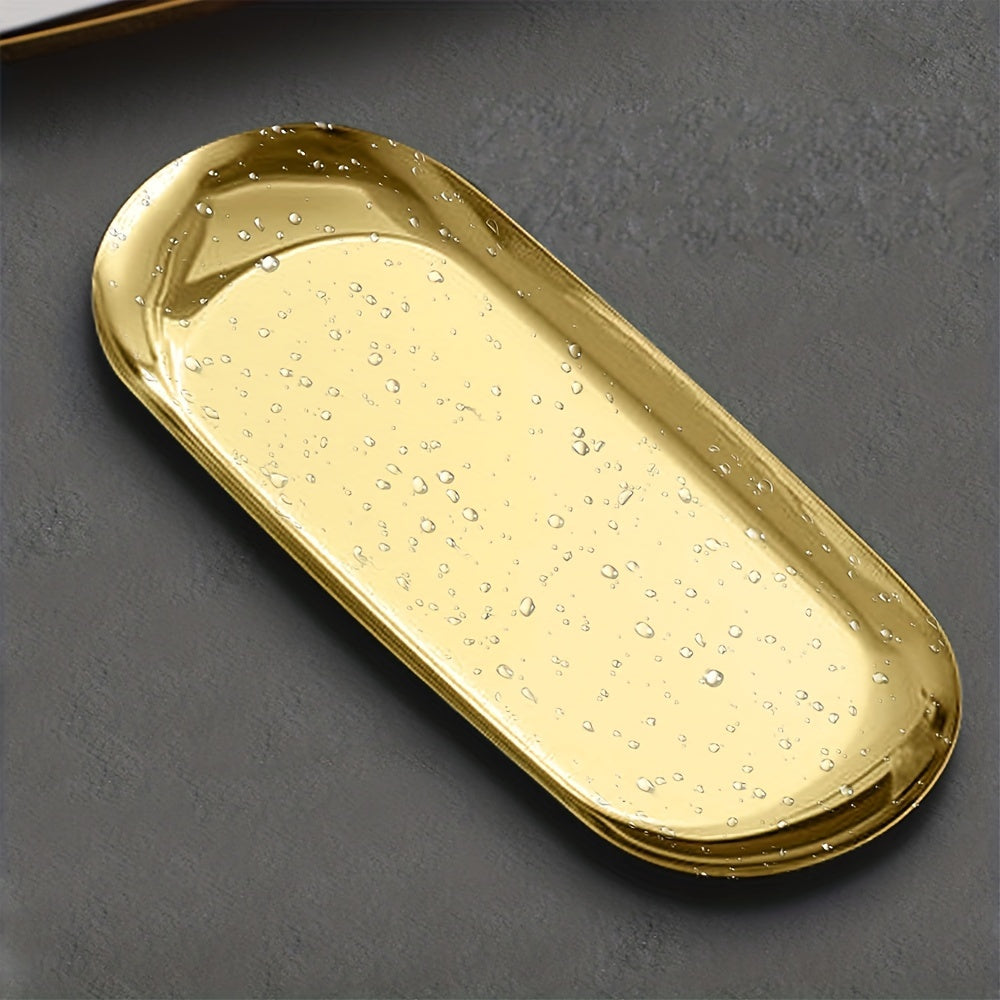 Stainless Steel Saucers for Korean-Style Appetizers Desserts Snacks Set of 4