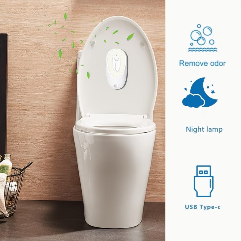 Toilet Odor Eliminator Air Purifier Wall Hanging Sensor Night Light