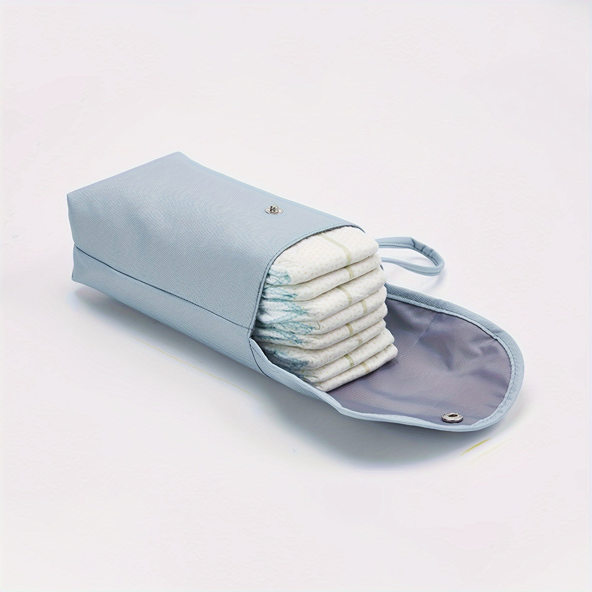 Kids Diaper Bag with Multiple Pockets and Cute Prints Durable Polyester Portable Organizer