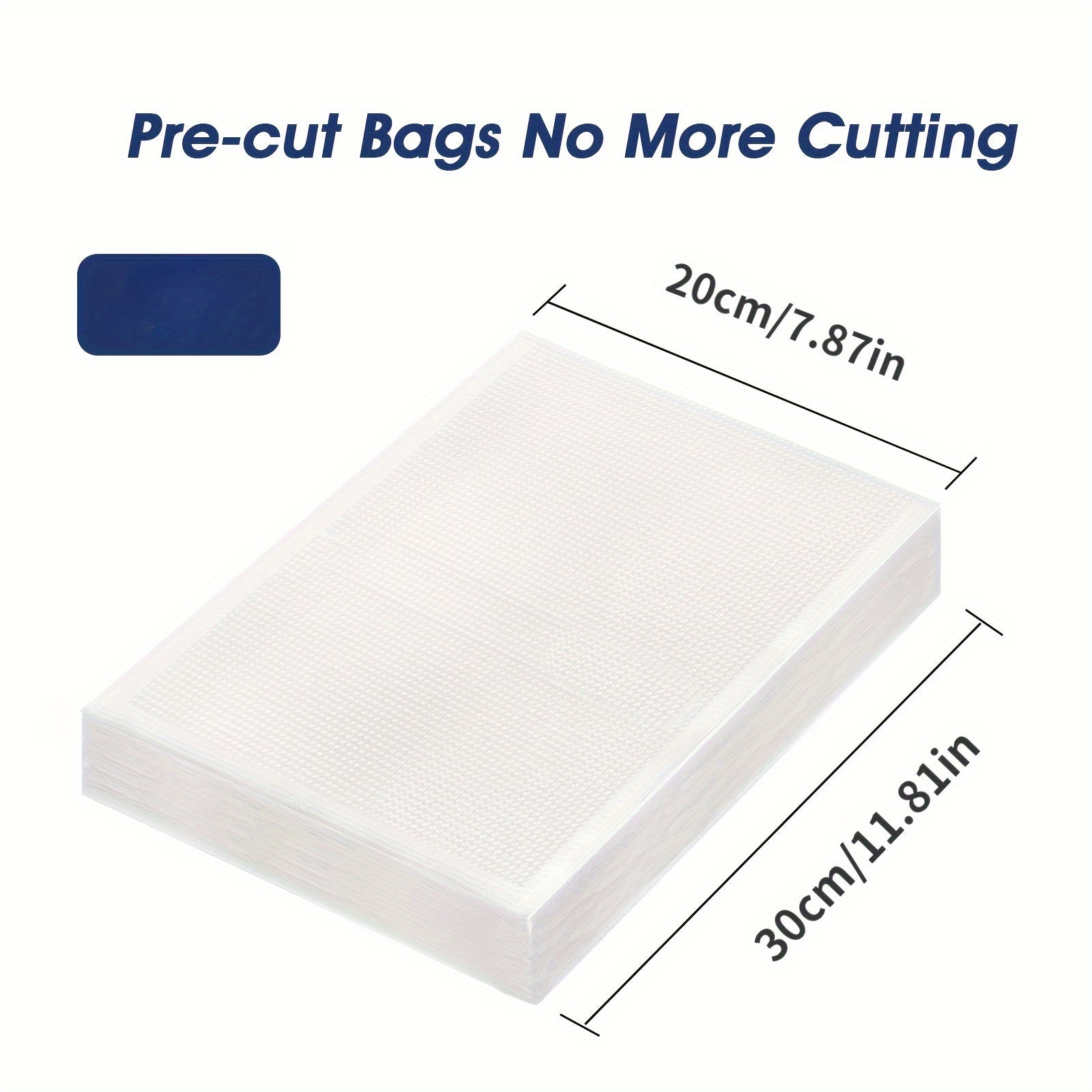 Durable PE+PA Vacuum Sealing Bags Textured Design BPA-Free for Home and Commercial Use
