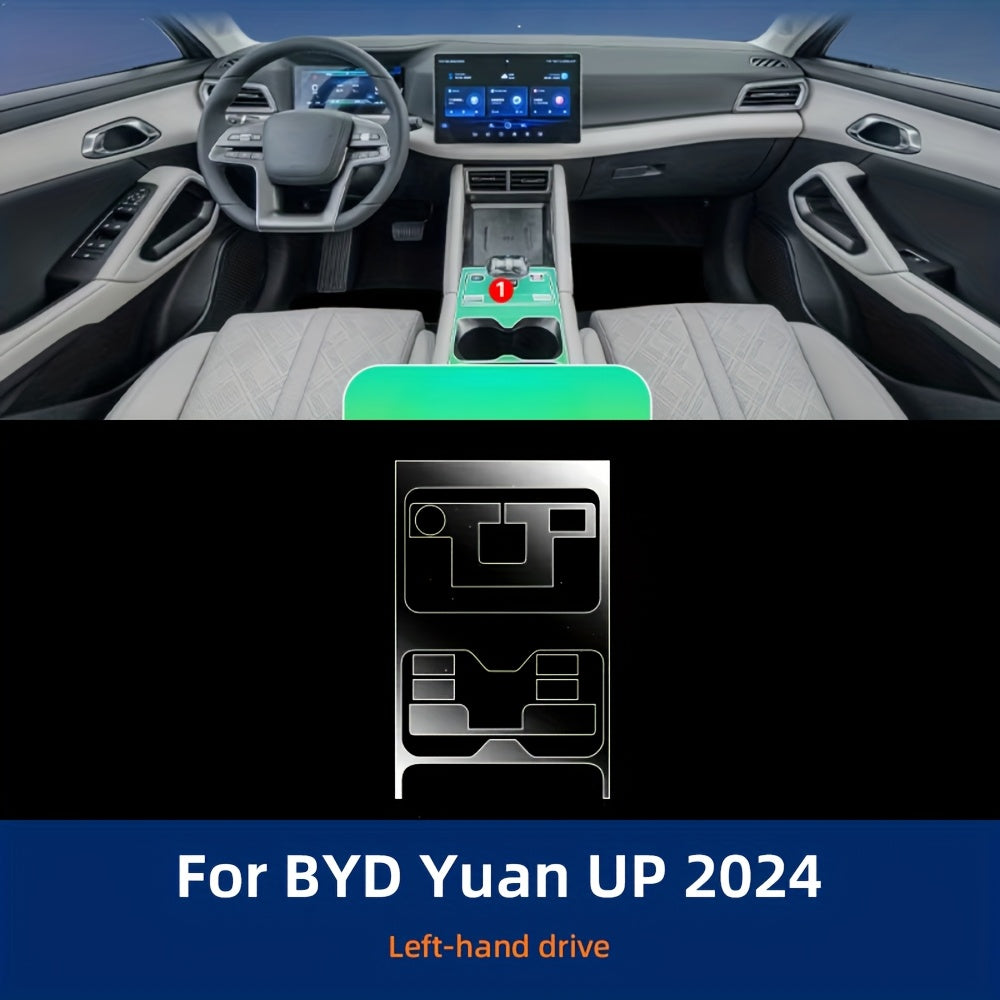 Car Interior Protective Film TPU Scratchproof Waterproof for Central Control Gearbox