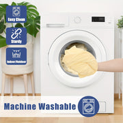 Rectangular Polyester Tablecloth with Elastic Edges for Outdoor Events and Parties