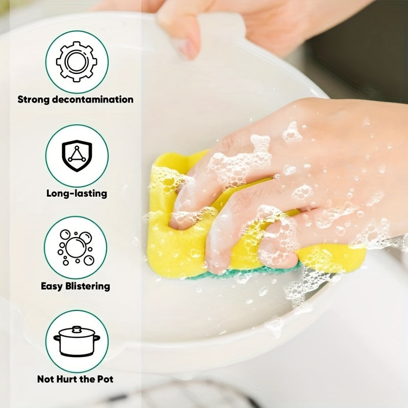 Multi-Purpose Cleaning Sponges Pack of 10 12 or 24 Durable Scratch-Free Absorbent
