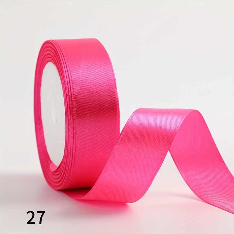 Satin Ribbon 2.5cm Wide 25 Yards Long for Gift Wrapping Wedding Decoration