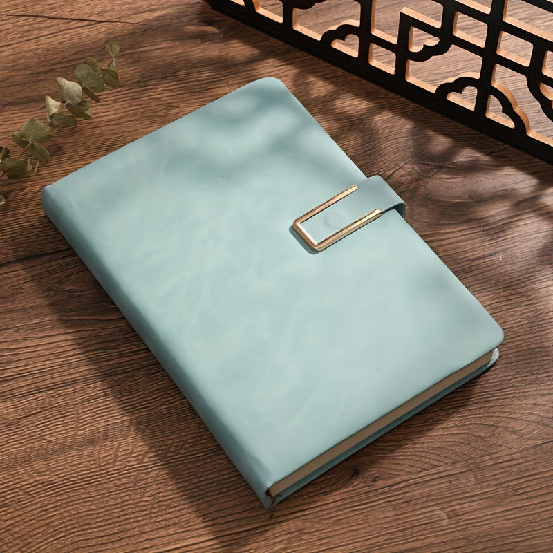 A5 faux charm qog'ozli daftar, ruchka tutqichli, yumshoq muqova, talaba va mutaxassislar uchun ko'p ranglarda