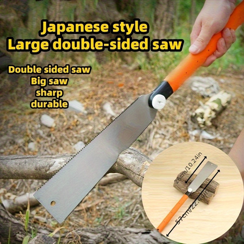 Двусторонняя ручная пила для деревообработки и садоводства, 6-дюймовый стальной SK5