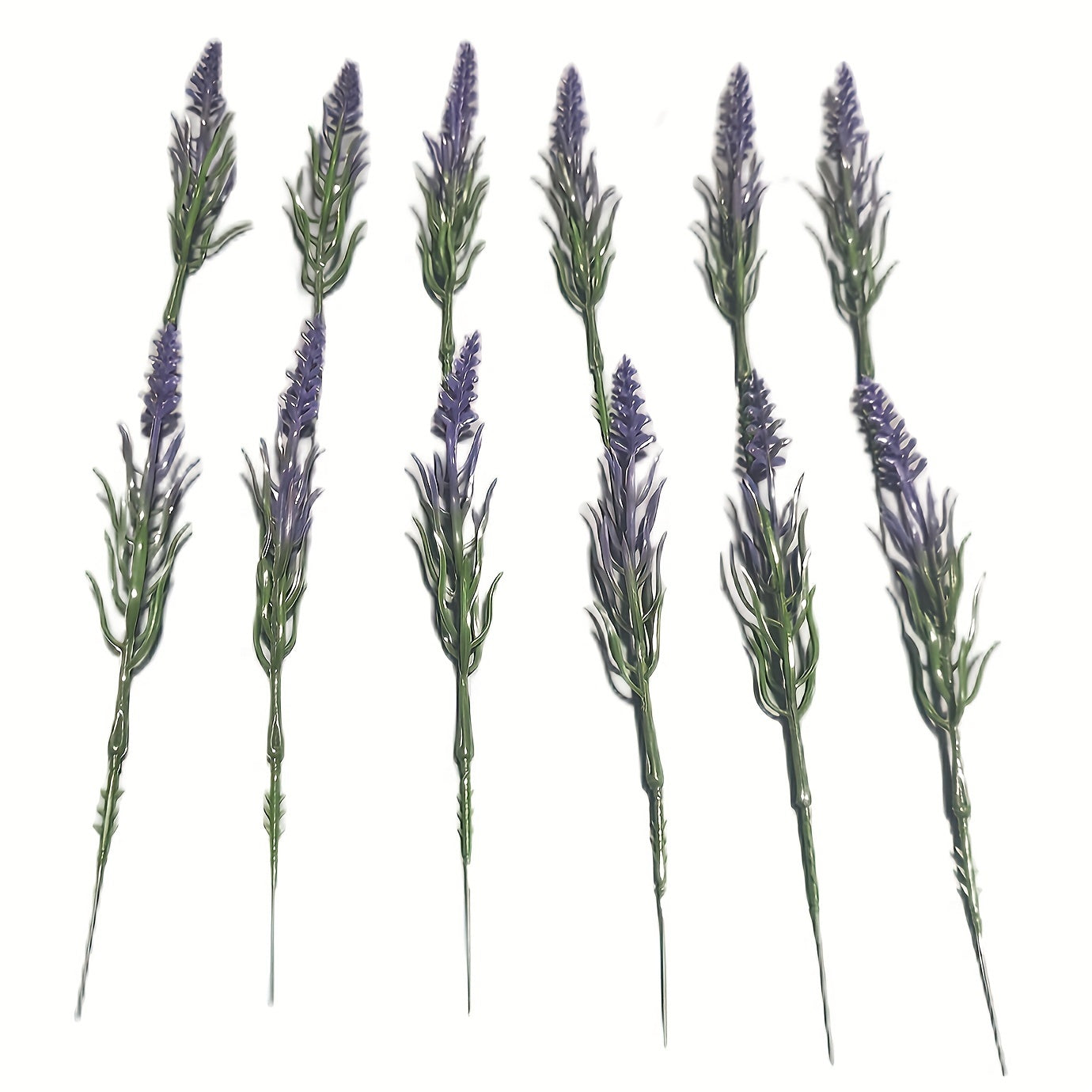24/48 Bundles Artificial Faux Lavender Flowers with Grass for Outdoor Garden Patio Porch