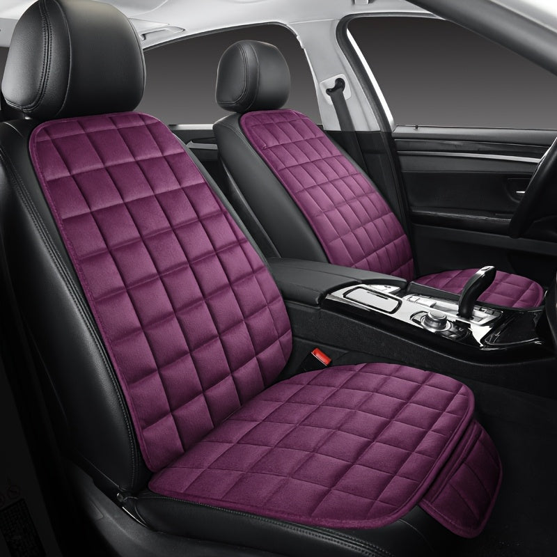 Car Seat Cushions Set for Autumn Winter Soft Plush Memory Foam