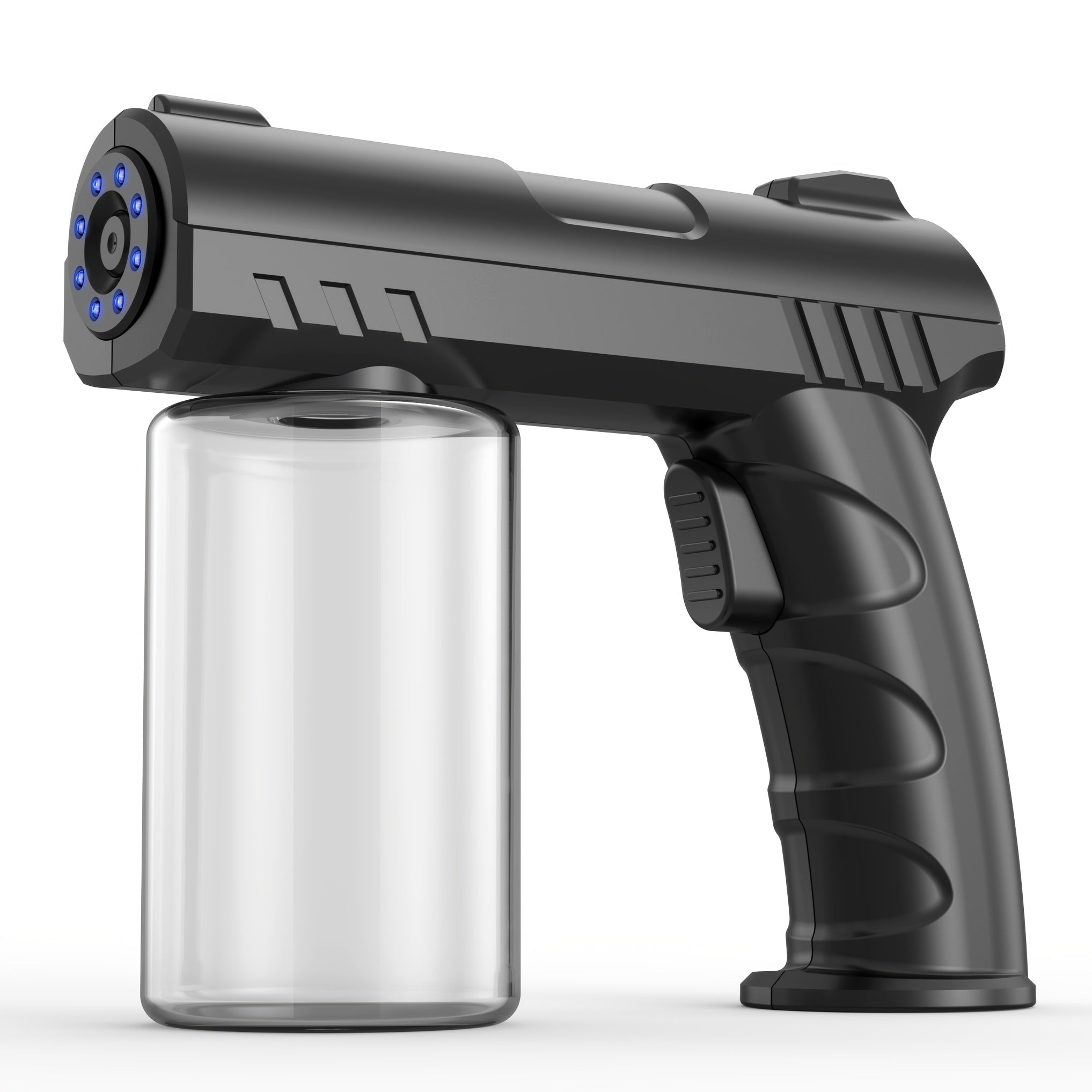 Nano Mist Sprayer Handheld Blue Light Atomization Gun with USB Rechargeable Battery and 8 Mist Patterns