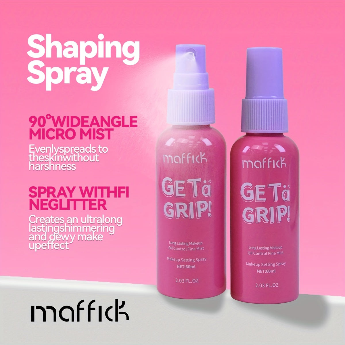 Women Watermelon Scented Makeup Setting Spray Waterproof Long-Lasting