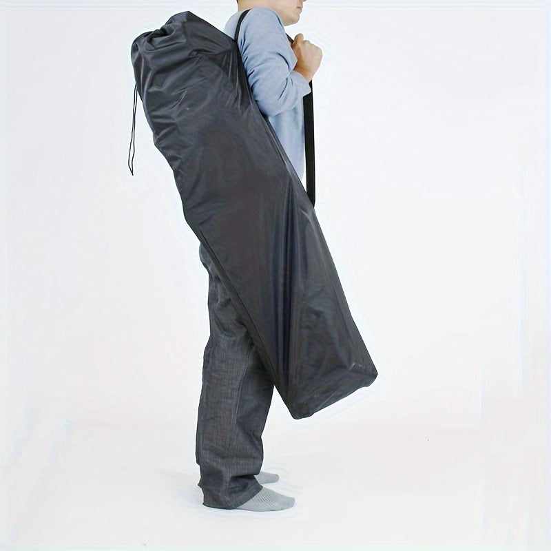 Black Universal Stroller Storage Bag with Shoulder Strap for Travel