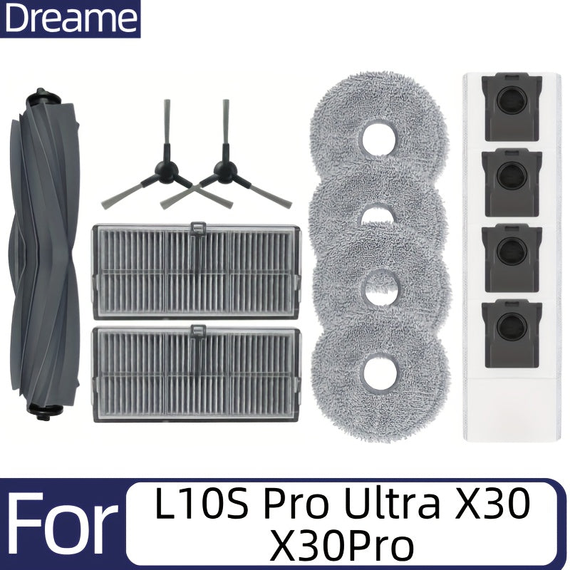 Dreame L10s Pro Ultra Heat, X30 Ultra, X30 Pro almashtirish qismlari va aksessuarlar