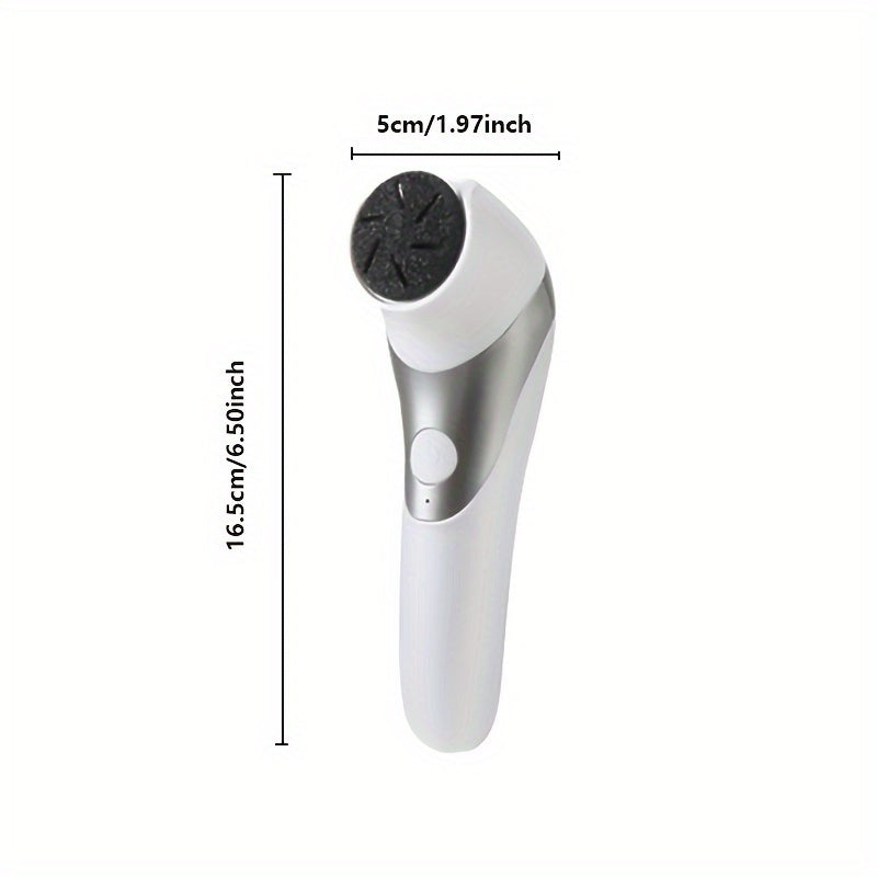 Electric Foot File USB Rechargeable Dual-Head for Thick Calluses and Dry Skin Care